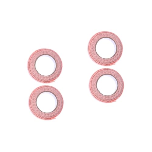 TEHAUX 4 Stck. DIY Selbstklebendes Spitzenband Dekoratives Spitzen-klebeband in Zartem Rosa für Scrapbooking Bastelprojekte Geschenkverpackungen und Handgemachte Karten von TEHAUX