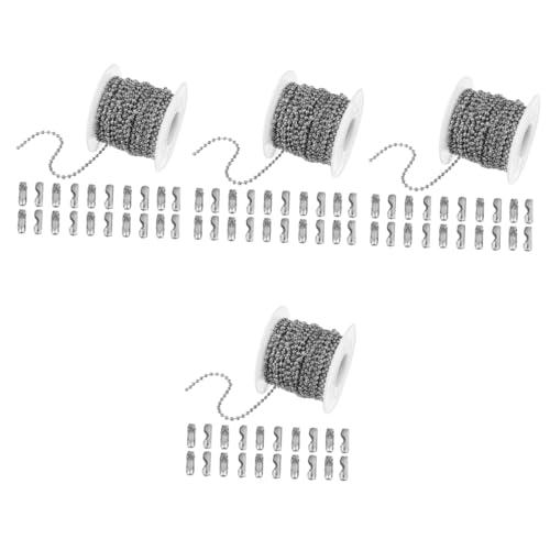TEHAUX 4 Stück 24 Zoll DIY Schmuckzubehör Kupfer Eisen Edelstahl Wellenperlenkette Klobige Kette Schmuckherstellung Bronze Dicke Kette Halskette Schmuckdraht Halskettenherstellung TEHAUX 4 Stück 24 Zoll DIY Schmuckzubehör Kupfer Eisen Edelstahl Wellenperlenkette Klobige Kette Schmuckherstellung Bronze Dicke Kette Halskette Schmuckdraht Halskettenherstellung von TEHAUX