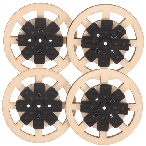 TEHAUX 4 Stück Holzspielzeug autoreifen Rc Ersatzräder für Ferngesteuerte Kinderfahrzeuge DIY Modellbau Stabile Langlebige Holzräder Förderndes Kognitives TEHAUX 4 Stück Holzspielzeug autoreifen Rc Ersatzräder für Ferngesteuerte Kinderfahrzeuge DIY Modellbau Stabile Langlebige Holzräder Förderndes Kognitives von TEHAUX