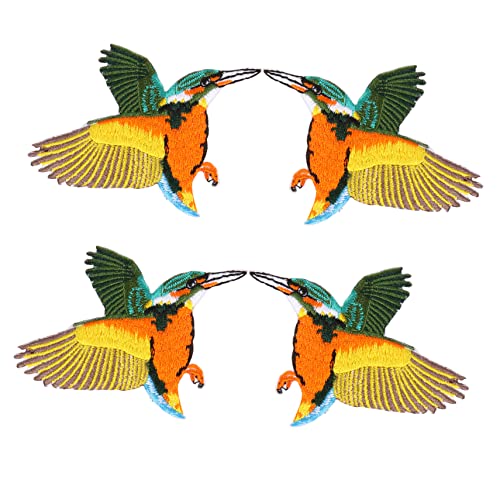 TEHAUX 4 Stück Sonnenblumen Tuch Aufkleber Tierapplikationen Nähen -applikationen Flicken Aufnähen -patches -stickpatches Vogel-nähflicken Aufnäher Colorful Polyester TEHAUX 4 Stück Sonnenblumen Tuch Aufkleber Tierapplikationen Nähen -applikationen Flicken Aufnähen -patches -stickpatches Vogel-nähflicken Aufnäher Colorful Polyester von TEHAUX
