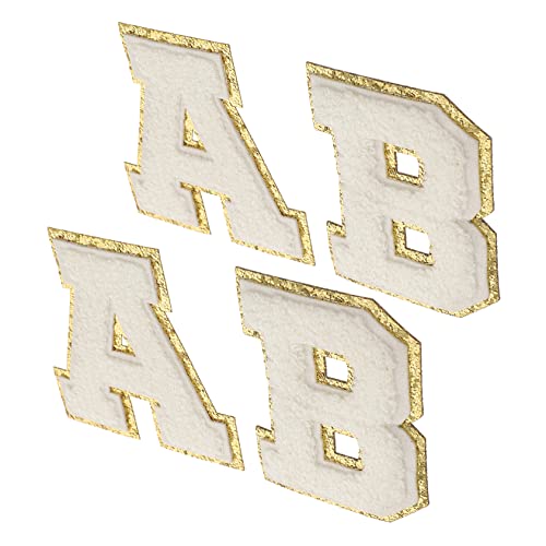 TEHAUX 4 Stück Stickaufkleber für Kleidung bügelbild jeans patches Buchstabenflicken Outdoor-Stoff Flicken für Kleidung bestickt Zahlen aufbügeln Namenspatches aufbügeln Polyester Beige TEHAUX 4 Stück Stickaufkleber für Kleidung bügelbild jeans patches Buchstabenflicken Outdoor-Stoff Flicken für Kleidung bestickt Zahlen aufbügeln Namenspatches aufbügeln Polyester Beige von TEHAUX