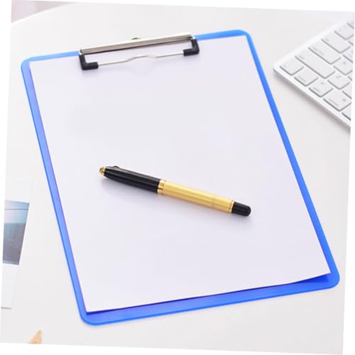 TEHAUX 4 Stück Teiliges Clipboard aus Robustem Kunststoff Farbige Schreibunterlagen mit Clip Praktische Klemmbretter für Büro Schule und Büroangestellte Farblich Sortiert Zufällige Farbe TEHAUX 4 Stück Teiliges Clipboard aus Robustem Kunststoff Farbige Schreibunterlagen mit Clip Praktische Klemmbretter für Büro Schule und Büroangestellte Farblich Sortiert Zufällige Farbe von TEHAUX