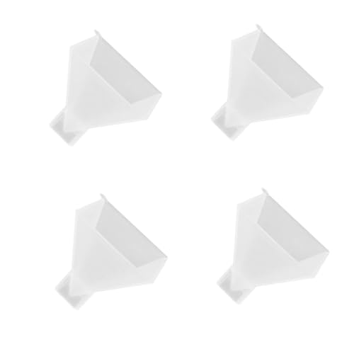 TEHAUX 4 Stück Teiliges Silikon Gießform Flexibel Reißfest für Resin DIY Bastelarbeiten Transparent Elastisch für Dekorative Pyramidale Ornamente TEHAUX 4 Stück Teiliges Silikon Gießform Flexibel Reißfest für Resin DIY Bastelarbeiten Transparent Elastisch für Dekorative Pyramidale Ornamente von TEHAUX