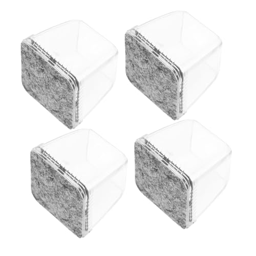 TEHAUX 4 Stück Transparente Stuhlbeinkappen aus Dickem Silikon Geräuschdämpfend rutschfest und Kratzschützend Geeignet für Möbelbeine Einfache Montage für Stühle und Tische im TEHAUX 4 Stück Transparente Stuhlbeinkappen aus Dickem Silikon Geräuschdämpfend rutschfest und Kratzschützend Geeignet für Möbelbeine Einfache Montage für Stühle und Tische im von TEHAUX