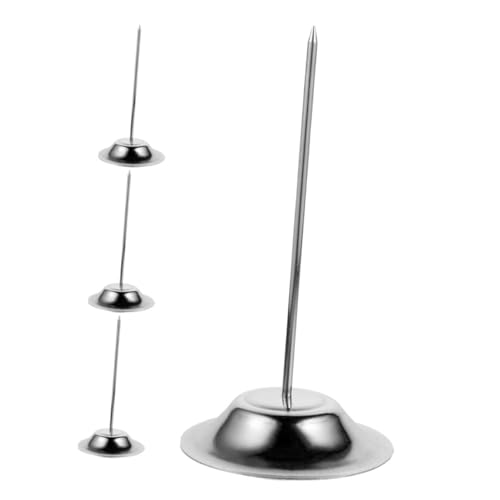 TEHAUX 4 Stück Zettelhalter für Quittungen und Rechnungen Moderner Spießständer für Restaurant Büro und Küche Effiziente Organisation und Stilvolles Design TEHAUX 4 Stück Zettelhalter für Quittungen und Rechnungen Moderner Spießständer für Restaurant Büro und Küche Effiziente Organisation und Stilvolles Design von TEHAUX