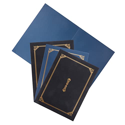 TEHAUX 4 Stück zertifikat diplom inhaber dokumentenmappe aktenmappe Urkundenumschlag Urkundenmappe dokumenten aufbewahrung Diplomumschläge Papier Abdeckung Award-Cover Zertifikatsinhaber von TEHAUX