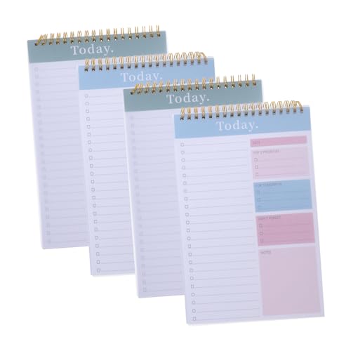 TEHAUX 4 Teiliges Notizbuch Geschäfts Und Lehrer Briefpapier Haftnotizblöcke Aufgabenplanung Undatierte Notizblöcke Kleiner Studienplaner Arbeitsplan Tagesplaner Notizblock TEHAUX 4 Teiliges Notizbuch Geschäfts Und Lehrer Briefpapier Haftnotizblöcke Aufgabenplanung Undatierte Notizblöcke Kleiner Studienplaner Arbeitsplan Tagesplaner Notizblock von TEHAUX