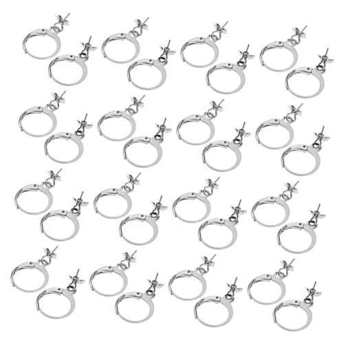 TEHAUX 40 Stück Edelstahl Ohrhaken Lever Back Französische Ohrbügel Schmuckzubehör für DIY Dangle Ohrringe Vielseitig Tragbar Elegant für Alltag und Besondere Anlässe von TEHAUX
