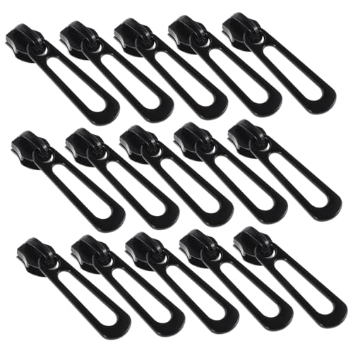 TEHAUX 40 Stück Teiliges Reißverschluss Reparatur Metall Zipper Pulls aus Langlebiger Titanlegierung und Aluminium magnesium legierung für Jacken Sportbekleidung Taschen und Koffer von TEHAUX