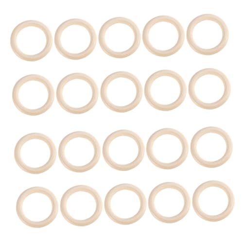 TEHAUX 40 Stück Unfertige Natürliche Holzringe Für DIY Schmuck Anhänger Makramee Basteln Kreative Kinderhandwerk Holzkreise Zubehör TEHAUX 40 Stück Unfertige Natürliche Holzringe Für DIY Schmuck Anhänger Makramee Basteln Kreative Kinderhandwerk Holzkreise Zubehör von TEHAUX