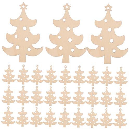 TEHAUX 40 Stück Weihnachtsbaum Holzanhänger Unbehandelte Baumformen aus Holzscheiben Zum Bemalen Für DIY Weihnachtsdeko Handwerk Sicher Glatt Reusable Festliche Bastelideen TEHAUX 40 Stück Weihnachtsbaum Holzanhänger Unbehandelte Baumformen aus Holzscheiben Zum Bemalen Für DIY Weihnachtsdeko Handwerk Sicher Glatt Reusable Festliche Bastelideen von TEHAUX