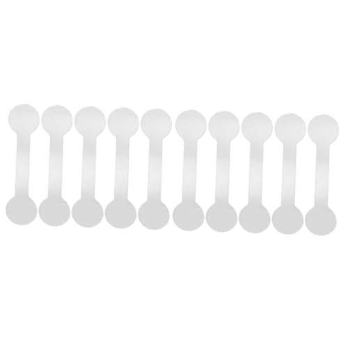 TEHAUX 400 Pcs Ring Tags Schmuck Klebstoff Blank Halskette Tag Runde Etiketten Aufkleber Zeigt Weiß TEHAUX 400 Pcs Ring Tags Schmuck Klebstoff Blank Halskette Tag Runde Etiketten Aufkleber Zeigt Weiß von TEHAUX