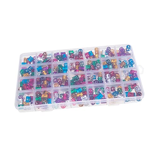 TEHAUX 400 Stück Teiliges Metalldreadlocks Haarringe Verstellbare Haarverlängerungsringe für Zöpfe Bunte Haarschmuck Manschetten Robustes Metall Sicher und Fest Haltend für Individuelles TEHAUX 400 Stück Teiliges Metalldreadlocks Haarringe Verstellbare Haarverlängerungsringe für Zöpfe Bunte Haarschmuck Manschetten Robustes Metall Sicher und Fest Haltend für Individuelles von TEHAUX
