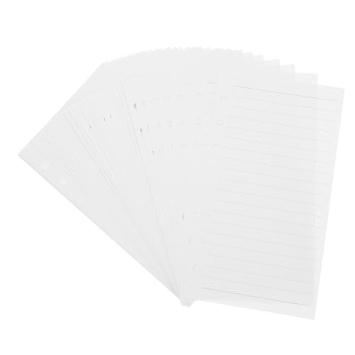 TEHAUX 45 Blatt Nachfüllbares Liniert Füllerpapier Kompatibel mit Ring Ordnern Glattes Schreibpapier für Büro und Notizbuch Leichte Ersatzblätter für Ringbuch Planer TEHAUX 45 Blatt Nachfüllbares Liniert Füllerpapier Kompatibel mit Ring Ordnern Glattes Schreibpapier für Büro und Notizbuch Leichte Ersatzblätter für Ringbuch Planer von TEHAUX