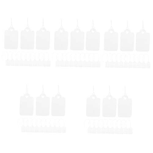 TEHAUX 450stücke Schmuckpreisschilder Mit Aufhängeschnur Beschreibbare Etiketten Für Schmuck Kleidung Und Accessoires TEHAUX 450stücke Schmuckpreisschilder Mit Aufhängeschnur Beschreibbare Etiketten Für Schmuck Kleidung Und Accessoires von TEHAUX