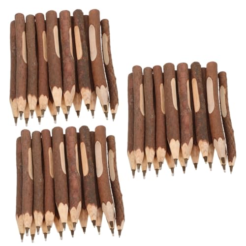 TEHAUX 48 Teiliges Holz Kugelschreiber mit Rutschfester Holzmaserung Komfortabler Griff Multifunktional für Schreiben und Markieren Tragbar als Haushalts und Geschenkstift Langlebig TEHAUX 48 Teiliges Holz Kugelschreiber mit Rutschfester Holzmaserung Komfortabler Griff Multifunktional für Schreiben und Markieren Tragbar als Haushalts und Geschenkstift Langlebig von TEHAUX