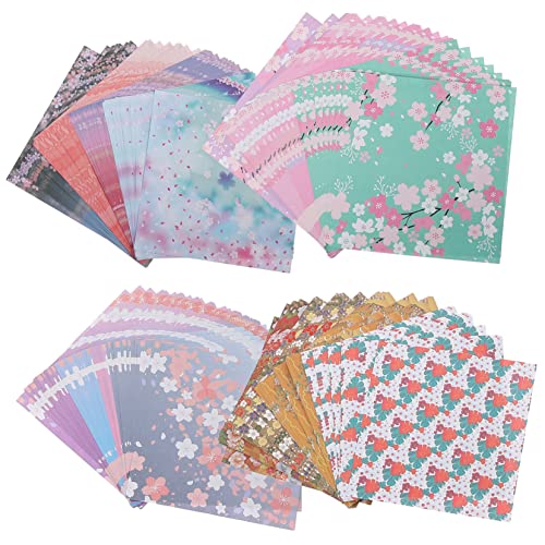 TEHAUX 480 Blatt Origami Pergamentpapier Buntes Papier Lebendige Farben DIY Bastelpapier Kinderspielzeug DIY Bastelpapier Faltpapier DIY Faltpapier DIY Bastelpapier von TEHAUX