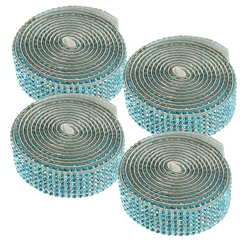 TEHAUX 4Rollen Selbstklebende Strassstreifen DIY Strass Applikationen für Projekte für Hochzeitskleider Bastelarbeiten und Persönliche Dekoration Breit TEHAUX 4Rollen Selbstklebende Strassstreifen DIY Strass Applikationen für Projekte für Hochzeitskleider Bastelarbeiten und Persönliche Dekoration Breit von TEHAUX