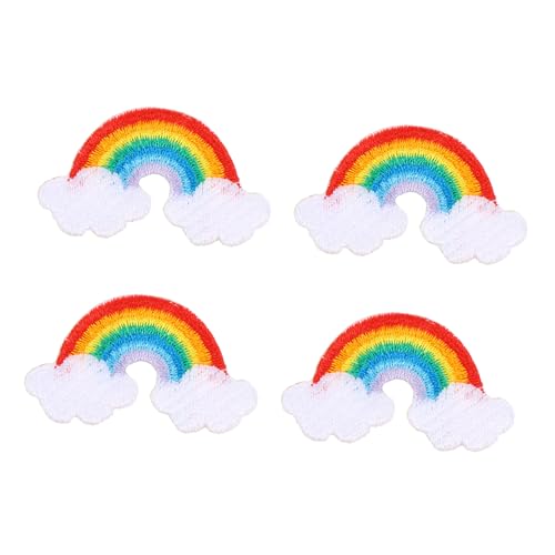 TEHAUX 4Stücke Teilige Selbstklebende Stickpatches für DIY Projekte Farbenfrohe Applikationen Hochwertigem für Handyhüllen und Kleidung TEHAUX 4Stücke Teilige Selbstklebende Stickpatches für DIY Projekte Farbenfrohe Applikationen Hochwertigem für Handyhüllen und Kleidung von TEHAUX