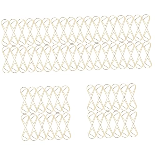 TEHAUX 5 Sätze Büroklammer Büroartikel Büromaterial Papierhalter Clipped Klemmzange Bunt Clips Mini Bürobedarf Ordnerklammern Farblich Sortiert Papierklammern Metall Golden 50 Stück * 5 TEHAUX 5 Sätze Büroklammer Büroartikel Büromaterial Papierhalter Clipped Klemmzange Bunt Clips Mini Bürobedarf Ordnerklammern Farblich Sortiert Papierklammern Metall Golden 50 Stück * 5 von TEHAUX
