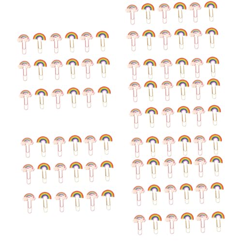 TEHAUX 5 Sätze Regenbogen-büroklammer Schreibtisch Clips Papierklammern Klein Mehrfarbig Stifte Pastell Büroklammern Dekorativ Büroklammern in Verschiedenen Größen Pvc 20 Stück * 5 TEHAUX 5 Sätze Regenbogen-büroklammer Schreibtisch Clips Papierklammern Klein Mehrfarbig Stifte Pastell Büroklammern Dekorativ Büroklammern in Verschiedenen Größen Pvc 20 Stück * 5 von TEHAUX