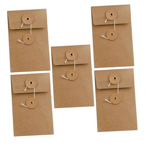 TEHAUX 5 Stück Datenspeichertasche Schallplattenhüllen aus Pappe Umschläge für Fotokarten Vintage-Papier und Umschläge Quittungsumschlag Postkartenumschläge DIY Umschlag Kraftpapier Braun TEHAUX 5 Stück Datenspeichertasche Schallplattenhüllen aus Pappe Umschläge für Fotokarten Vintage-Papier und Umschläge Quittungsumschlag Postkartenumschläge DIY Umschlag Kraftpapier Braun von TEHAUX