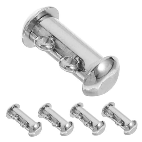 TEHAUX 5 Stück Teiliges Edelstahl Schmuckverschluss mit Doppeltem Verschluss für Sichere Verbindung Multi Layer Halsketten und Armband Connector DIY Freundlich für Alltag und Besondere TEHAUX 5 Stück Teiliges Edelstahl Schmuckverschluss mit Doppeltem Verschluss für Sichere Verbindung Multi Layer Halsketten und Armband Connector DIY Freundlich für Alltag und Besondere von TEHAUX