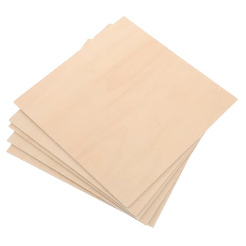 TEHAUX 5 Stück Teiliges Quadratische Holzplatten aus Langlebigem Lindenholz Vielseitig für DIY Bastelarbeiten Brandmalerei Architekturmodellbau und Holzgravur Geeignet TEHAUX 5 Stück Teiliges Quadratische Holzplatten aus Langlebigem Lindenholz Vielseitig für DIY Bastelarbeiten Brandmalerei Architekturmodellbau und Holzgravur Geeignet von TEHAUX