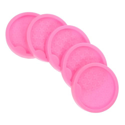 TEHAUX 5 Stück Teiliges Silikon Untersetzer Formen für DIY Resin Kunst Wiederverwendbare Epoxidharz Gießformen für Individuelle Tassenuntersetzer Stabile und Glatte Silikonformen für TEHAUX 5 Stück Teiliges Silikon Untersetzer Formen für DIY Resin Kunst Wiederverwendbare Epoxidharz Gießformen für Individuelle Tassenuntersetzer Stabile und Glatte Silikonformen für von TEHAUX
