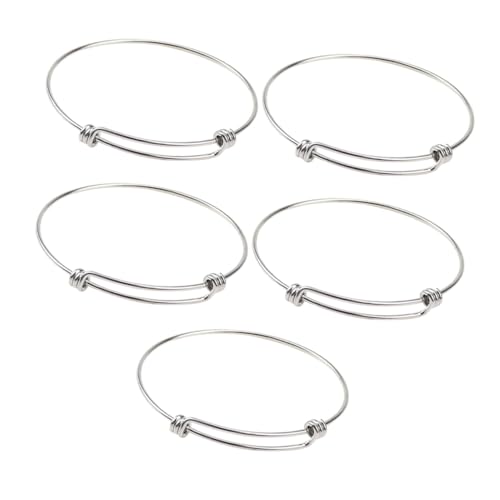 TEHAUX 5 Stück Teiliges Verstellbare Armbänder für DIY Schmuck Elastische Handgelenk Dekoration für Basteln von Armband Charms und Zubehör TEHAUX 5 Stück Teiliges Verstellbare Armbänder für DIY Schmuck Elastische Handgelenk Dekoration für Basteln von Armband Charms und Zubehör von TEHAUX
