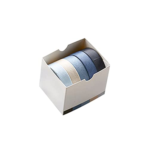 TEHAUX 5 Stück Teiliges Washi Tape DIY Dekoratives Klebeband Papier Kreative Farben für Fotoalben Journale und Wandkunst Einfach Abziehbar ohne Rückstände TEHAUX 5 Stück Teiliges Washi Tape DIY Dekoratives Klebeband Papier Kreative Farben für Fotoalben Journale und Wandkunst Einfach Abziehbar ohne Rückstände von TEHAUX