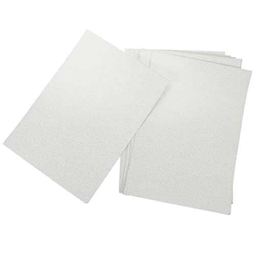 TEHAUX 50 Blatt Glitzermarmelade Hochzeits Scrapbook Farbiges Papier Konstruktionspapier Kinderspielzeug DIY Bastelpapier Origami Papiere Für Handgeschöpftes Papier Silberne von TEHAUX