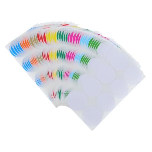 TEHAUX 50 Blatt Runde Selbstklebende Etiketten Schreibbare Aufkleber für Umschläge Flaschen Akten und Verpackungen Vielseitige Klebelabels zum Organisieren im Büro und Schule TEHAUX 50 Blatt Runde Selbstklebende Etiketten Schreibbare Aufkleber für Umschläge Flaschen Akten und Verpackungen Vielseitige Klebelabels zum Organisieren im Büro und Schule von TEHAUX