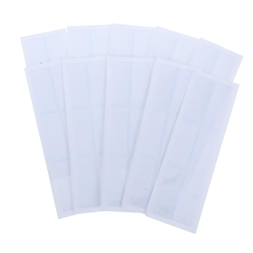 TEHAUX 50 Sätze Selbstklebende Etikettenhüllen Transparent Klare Kunststoff Label Sleeves Mit Einlegekarten Für Büroorganisation Versandetiketten Aufbewahrungsboxen TEHAUX 50 Sätze Selbstklebende Etikettenhüllen Transparent Klare Kunststoff Label Sleeves Mit Einlegekarten Für Büroorganisation Versandetiketten Aufbewahrungsboxen von TEHAUX