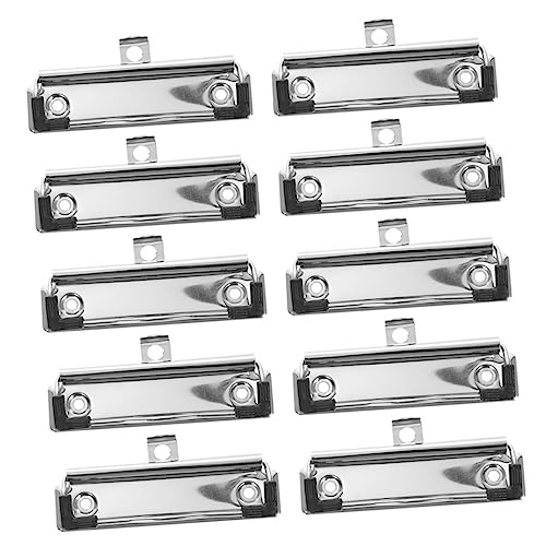 TEHAUX 50 Stck. Metall Klemmbrett Clips Dokumentenhalter für Bürobedarf Praktische Büroklammern für Schule und Bastelprojekte Einfache Handhabung und Vielseitig Einsetzbar TEHAUX 50 Stck. Metall Klemmbrett Clips Dokumentenhalter für Bürobedarf Praktische Büroklammern für Schule und Bastelprojekte Einfache Handhabung und Vielseitig Einsetzbar von TEHAUX