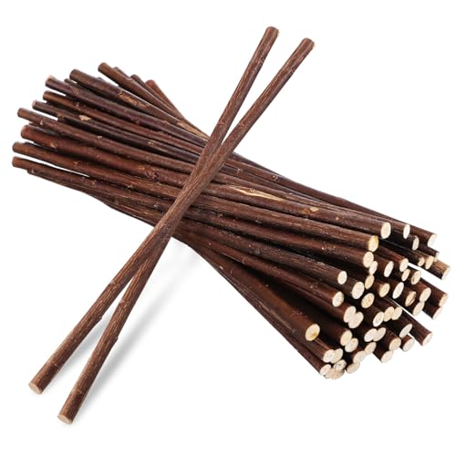 TEHAUX 50 Stück 30 Cm Lange Holzstäbchen Holz-Bastelstäbchen Unfertige Bastelzweige Ast- -Holzstäbe Für Diy-Zweige Bastelarbeiten Fotos Requisiten Dekoration von TEHAUX