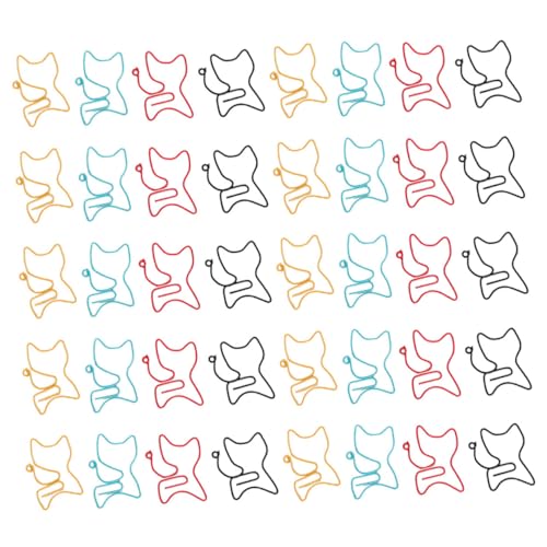 TEHAUX 50 Stück Bunte Katzen Büroklammern aus Metall Stabile Memo Lesezeichen Clips Kreative Katzenform für Büro Schule und Organisation Langlebig und Dekorativ Farblich Zufällige Farbe TEHAUX 50 Stück Bunte Katzen Büroklammern aus Metall Stabile Memo Lesezeichen Clips Kreative Katzenform für Büro Schule und Organisation Langlebig und Dekorativ Farblich Zufällige Farbe von TEHAUX