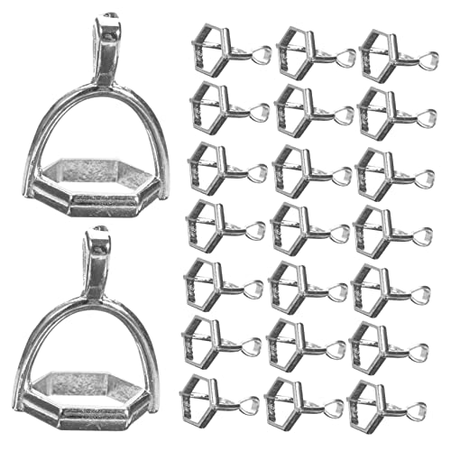TEHAUX 50 Stück DIY-Anhänger aus Legierung Schmuck Basteln Schmuckverzierung Sechskant-Rahmenverbinder Halsketten Silber Herstellung Anhänger aus Metall Ohrring-Sechskantrahmen Silver TEHAUX 50 Stück DIY-Anhänger aus Legierung Schmuck Basteln Schmuckverzierung Sechskant-Rahmenverbinder Halsketten Silber Herstellung Anhänger aus Metall Ohrring-Sechskantrahmen Silver von TEHAUX