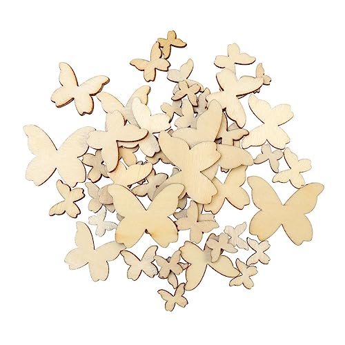 TEHAUX 50 Stück Gemischte Holz Ausschnitte für Bastelarbeiten Umweltfreundliche Holz Dekoration DIY Ornamente TEHAUX 50 Stück Gemischte Holz Ausschnitte für Bastelarbeiten Umweltfreundliche Holz Dekoration DIY Ornamente von TEHAUX