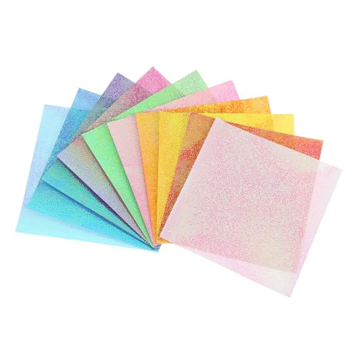 TEHAUX 50 Stück Perlmutt Faltpapier Bunt Origami Bastelpapier Glänzend Glitzernd DIY Handwerk für Geburtstage Hochzeiten Festivals TEHAUX 50 Stück Perlmutt Faltpapier Bunt Origami Bastelpapier Glänzend Glitzernd DIY Handwerk für Geburtstage Hochzeiten Festivals von TEHAUX