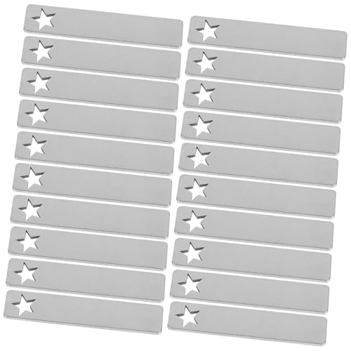 TEHAUX 50 Stück Rechteckige Gravurplatten Robuste Metall Blanko Anhänger für Schmuckherstellung DIY Namensschilder und Hundemarken Langlebige Edelstahlplatten für Vielseitige Anwendungen TEHAUX 50 Stück Rechteckige Gravurplatten Robuste Metall Blanko Anhänger für Schmuckherstellung DIY Namensschilder und Hundemarken Langlebige Edelstahlplatten für Vielseitige Anwendungen von TEHAUX