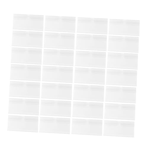 TEHAUX 50 Stück Teiliges Preisschildhalter Transparentem PVC für Drahtregale Praktische Etikettenhalter für Supermärkte Einkaufszentren Ladengeschäfte und Lager Rückstandsfrei TEHAUX 50 Stück Teiliges Preisschildhalter Transparentem PVC für Drahtregale Praktische Etikettenhalter für Supermärkte Einkaufszentren Ladengeschäfte und Lager Rückstandsfrei von TEHAUX