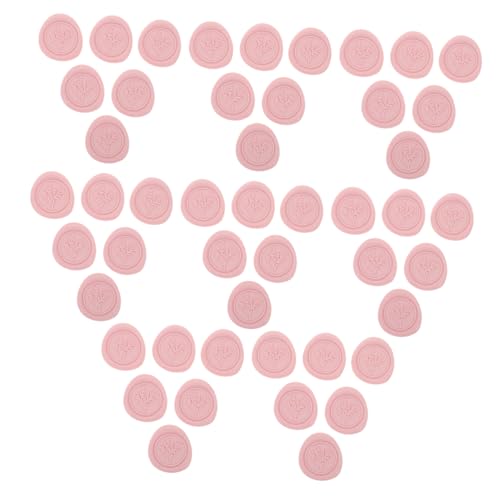 TEHAUX 50 Stück Versiegelungswachs Wachsstempel zum Versiegeln von Briefen festliche Wachssiegel Aufkleber für Briefumschläge Vintage-Wachsversiegelung Hochzeitssiegel Rosa TEHAUX 50 Stück Versiegelungswachs Wachsstempel zum Versiegeln von Briefen festliche Wachssiegel Aufkleber für Briefumschläge Vintage-Wachsversiegelung Hochzeitssiegel Rosa von TEHAUX