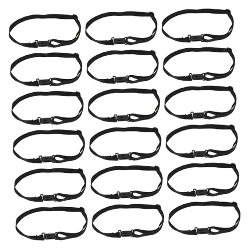 TEHAUX 50 Stück Verstellbares Elastisches Fliegen Verlängerungsband Langlebiger und Robuster Bow Tie Band Extender Strap für Herren Komfortabel und Einfach zu Tragen von TEHAUX