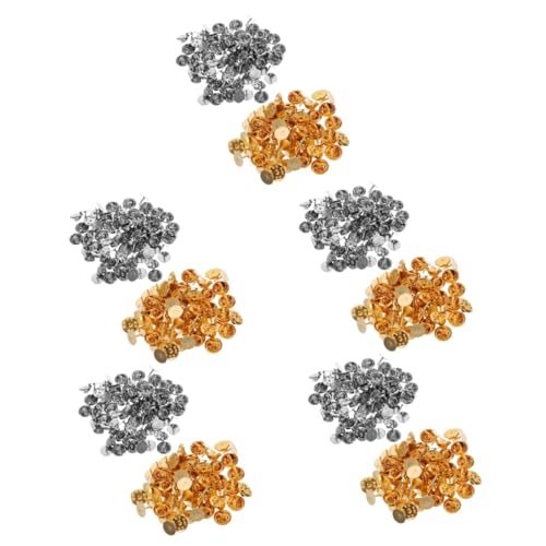TEHAUX 500 Sätze Pin Broschhutabzeichen namensetiketten namenstag brosche pin Austausch der Kupplungsstiftrücken Stellnadel Multifunktionsstift Stiftschlösser für Emaillestifte Eisen von TEHAUX