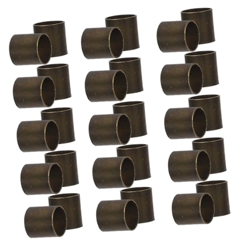 TEHAUX 500 Stück Crimp Röhrchen Kupfer Schmuck Crimpperlen zum Sichern von Schmuckbändern Antirutsch Endstopper für DIY Schmuckherstellung Antikes Bronze für Armbänder und Kordeln TEHAUX 500 Stück Crimp Röhrchen Kupfer Schmuck Crimpperlen zum Sichern von Schmuckbändern Antirutsch Endstopper für DIY Schmuckherstellung Antikes Bronze für Armbänder und Kordeln von TEHAUX