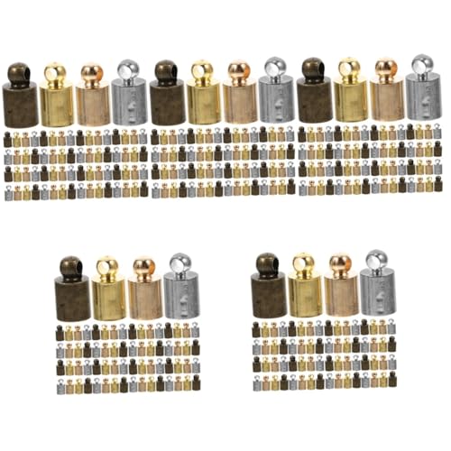 TEHAUX 500 Stück Schmuck Kupfer Metallherstellung Quaste Stopper Caps Halskette DIY Armband Endzubehör Anhänger Zubehör Kordel TEHAUX 500 Stück Schmuck Kupfer Metallherstellung Quaste Stopper Caps Halskette DIY Armband Endzubehör Anhänger Zubehör Kordel von TEHAUX