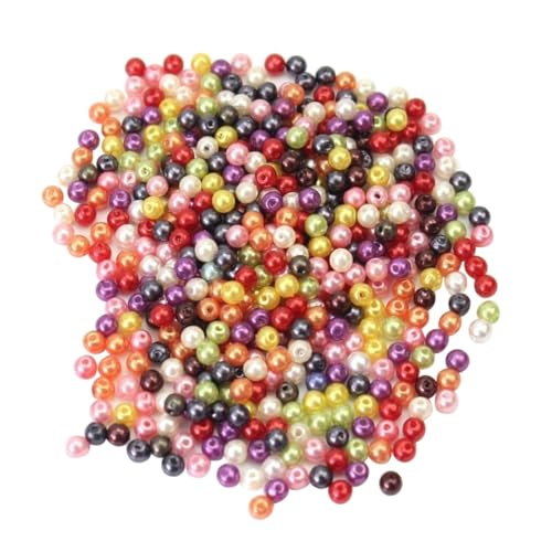 TEHAUX 500Stücke Runde Glasperlen DIY Perlen Für Schmuckherstellung Glasperlen Langlebiges Bastelset Für Projekte Für Ketten Und Armbänder TEHAUX 500Stücke Runde Glasperlen DIY Perlen Für Schmuckherstellung Glasperlen Langlebiges Bastelset Für Projekte Für Ketten Und Armbänder von TEHAUX