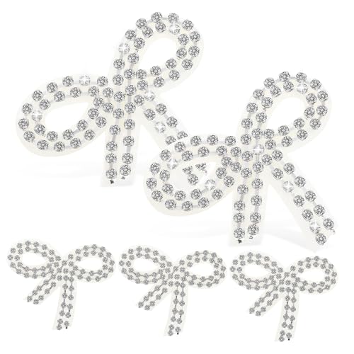 TEHAUX 5Stücke Strass Schleifenapplikationen für Kleidung Hüte und Taschen Funkenverzierungen Einfach Anzubringen Multifunktional für Reparaturen und DIY Projekte TEHAUX 5Stücke Strass Schleifenapplikationen für Kleidung Hüte und Taschen Funkenverzierungen Einfach Anzubringen Multifunktional für Reparaturen und DIY Projekte von TEHAUX