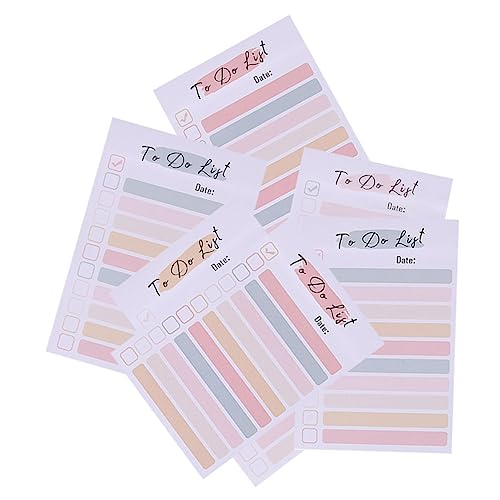 TEHAUX 6 Bunte Haftnotizen Multifunktionale Hinweisaufkleber Pads Schulbedarf Hochschule Klebrig Student Farbhinweis Schulmaterial Für Ästhetisches Schulmaterial Farbig Papier TEHAUX 6 Bunte Haftnotizen Multifunktionale Hinweisaufkleber Pads Schulbedarf Hochschule Klebrig Student Farbhinweis Schulmaterial Für Ästhetisches Schulmaterial Farbig Papier von TEHAUX